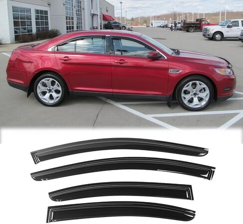 94259 Sunproof Waterproof Side Window Wind Deflector, 4pcs Protective Replacements Rain Guards Set, Window Visor fit for 2000-2005 Buick Lesabre in Kuwait