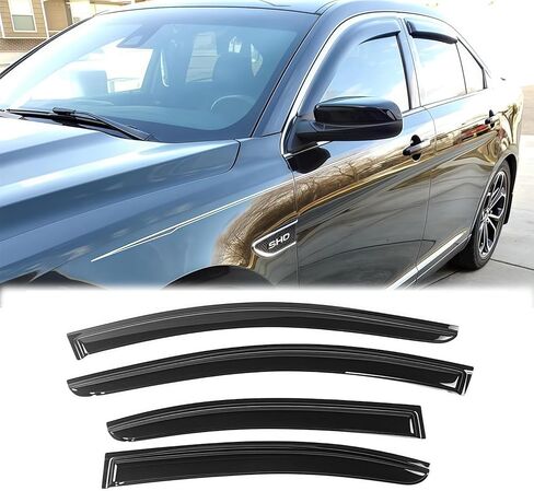 94259 Sunproof Waterproof Side Window Wind Deflector, 4pcs Protective Replacements Rain Guards Set, Window Visor fit for 2000-2005 Buick Lesabre in Kuwait