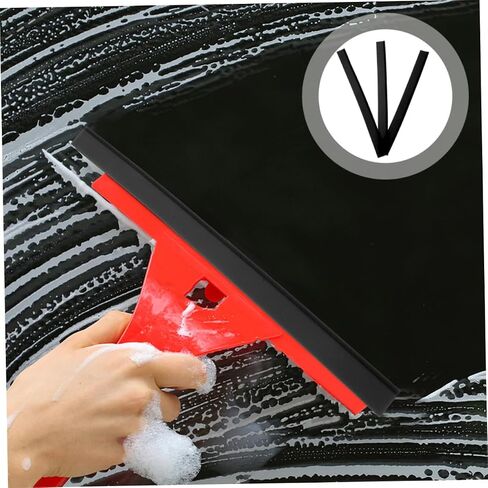 Happyyami 3Pcs Squeegee Replacement Rubber Blades for Window Glass Cleaning Shower Squeegee Accessory for Car Windshields Bathroom Tiles and Household Use in Saudi Arabia