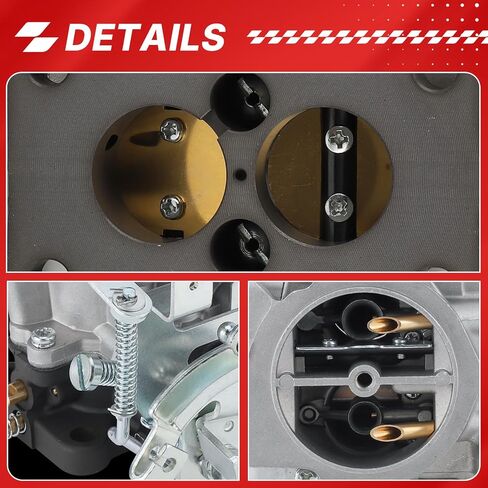 21100-24034 2 مكربن ​​برميل لـ 1974-1981 TOYOTA Corolla 3K 4K، ستارليت، تروينو/1986-1988 سوزوكي ساموراي 2bbl كارب يستبدل # 21100-24035، خنق يدوي (21100-24034) in Saudi Arabia