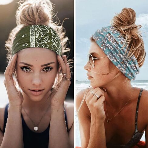 Huachi Black Buttery Soft Beads - عصابات الشعر الرياضية لتمرين المرأة واليوغا وممارسة الرياضة in Saudi Arabia