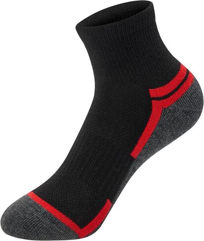 Hanes Boys' Moves Ankle, Breathable Mesh Performance Socks, Moisture-Wicking, 10-Pack in Saudi Arabia