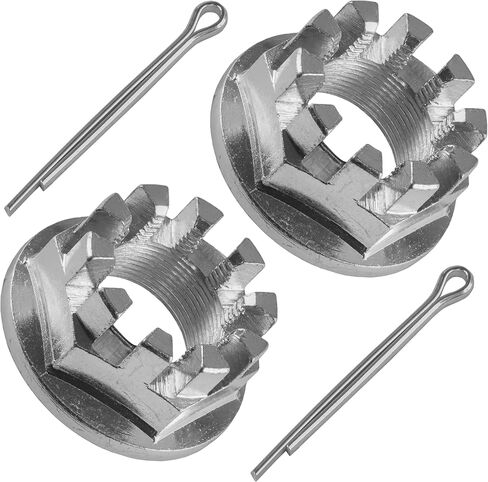 مجموعة Caltric من 2 من المكسرات المحورية الخلفية مع دبوس متوافق مع Honda TRX250 TRX250TE TRX250TM RECON 250 1997-2001 in Kuwait