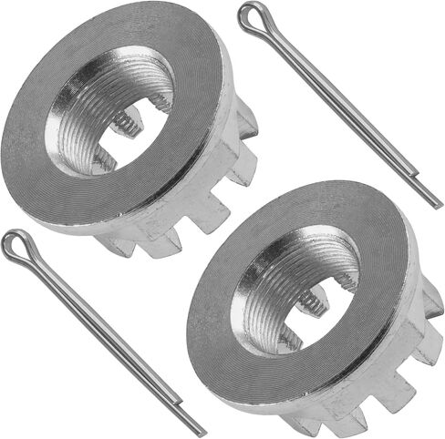 مجموعة Caltric من 2 من المكسرات المحورية الخلفية مع دبوس متوافق مع Honda TRX250 TRX250TE TRX250TM RECON 250 1997-2001 in Kuwait