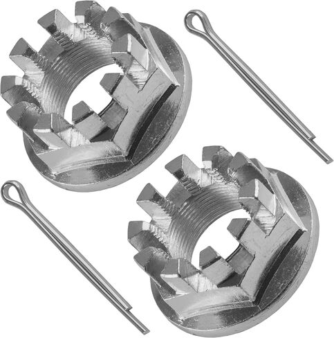 مجموعة Caltric من 2 من المكسرات المحورية الخلفية مع دبوس متوافق مع Honda TRX250 TRX250TE TRX250TM RECON 250 1997-2001 in Kuwait