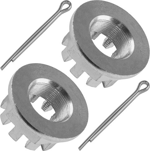 مجموعة Caltric من 2 من المكسرات المحورية الخلفية مع دبوس متوافق مع Honda TRX250 TRX250TE TRX250TM RECON 250 1997-2001 in Kuwait