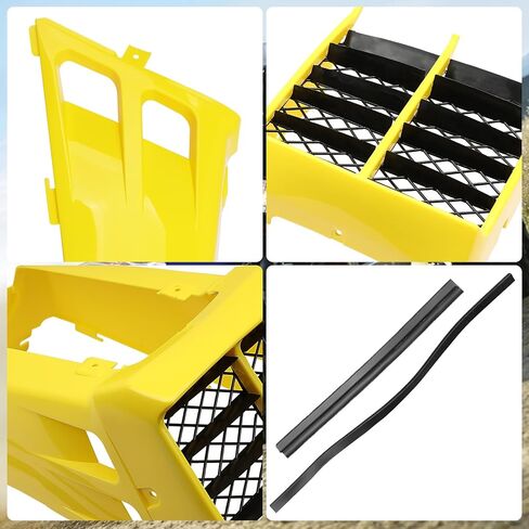 Radiator Cover with Radiator Grill Black for Yamaha for Banshee 350 YFZ350 1987-2006 Red Color 2GU21711A000 C0209006 in Kuwait