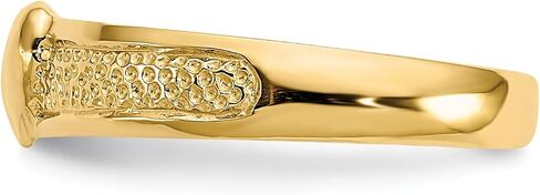 14k Yellow Gold Heart Toe Ring in Saudi Arabia