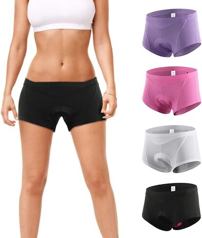 Cycling Shorts,Women Bike Underwear, Women Bike Underwear 3D Gel Padded Bicycle Briefs Cycling Biking Underwear Shorts in Saudi Arabia