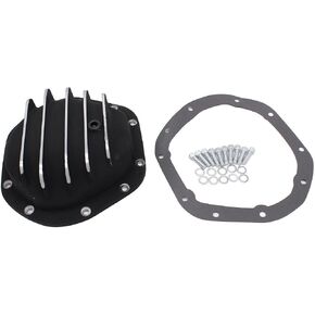 1 مجموعة SHLPDFM أسود الطلاء الألومنيوم دانا 44 10 الترباس تغطية التفاضلية يناسب Chevy GM Ford Dodge Dana 44 الأمامية والخلفية in Kuwait