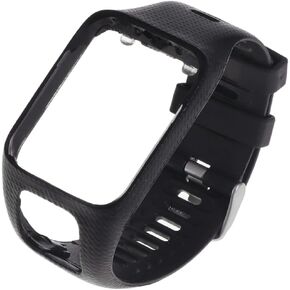 Replacement Silicone Watch Band 2/3 3 2 Black Comfortable and Easy to Change in Saudi Arabia