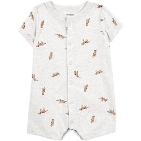 رومبر للأطفال من Carter's Baby قطعة واحدة بأكمام قصيرة (أخضر استوائي، 18 شهرًا) in Kuwait