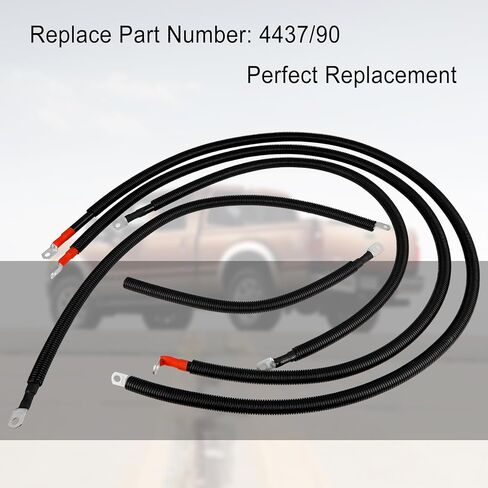 2AWG Battery Cables with Terminals,6PCS Auto Battery Cable with 3/8"" Lugs Terminals Copper Wire,Red and Black Battery Cables Wire ​for Car Marine Solar Motorcycle ATV RV Marine Motorcycle in Saudi Arabia