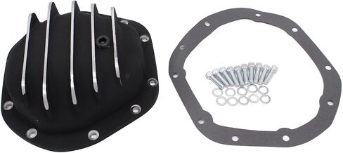 1 مجموعة SHLPDFM أسود الطلاء الألومنيوم دانا 44 10 الترباس تغطية التفاضلية يناسب Chevy GM Ford Dodge Dana 44 الأمامية والخلفية in Kuwait