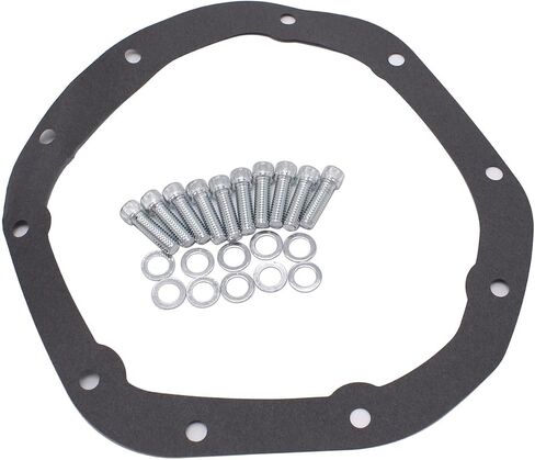 1 مجموعة SHLPDFM أسود الطلاء الألومنيوم دانا 44 10 الترباس تغطية التفاضلية يناسب Chevy GM Ford Dodge Dana 44 الأمامية والخلفية in Kuwait