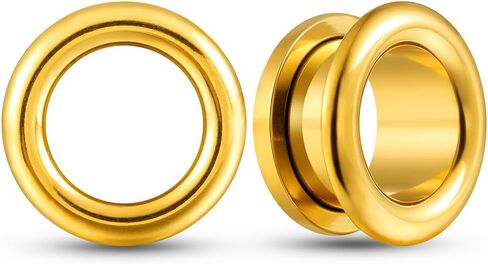 Casvort 2 PCS Hypoallergenic 2G-5/8 Arch Tunnels الأذن الأنيقة 316 جراحية الفولاذ المقاوم للصدأ المسمار المسمار المسمار المقاييس الجسد مجوهرات ثقب الجسم in Saudi Arabia