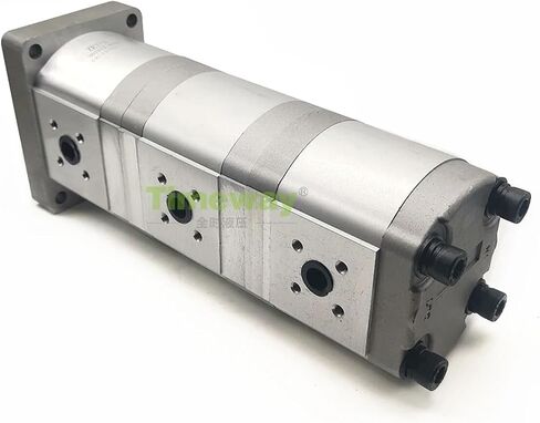 Hydraulic Triple Pump 307012 Gear Pump Replace ZEXEL 307012-8020 3 Stage Tandem Gear Oil Pump 12CC+12CC+8CC Righ Hand Rotation in Saudi Arabia