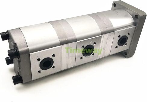Hydraulic Triple Pump 307012 Gear Pump Replace ZEXEL 307012-8020 3 Stage Tandem Gear Oil Pump 12CC+12CC+8CC Righ Hand Rotation in Saudi Arabia