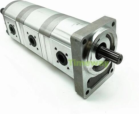 Hydraulic Triple Pump 307012 Gear Pump Replace ZEXEL 307012-8020 3 Stage Tandem Gear Oil Pump 12CC+12CC+8CC Righ Hand Rotation in Saudi Arabia