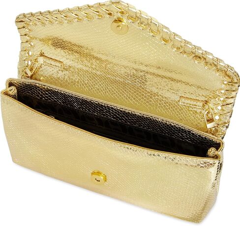 REBECCA MINKOFF Whip Clutch, Black, Shellac Hardware in Kuwait