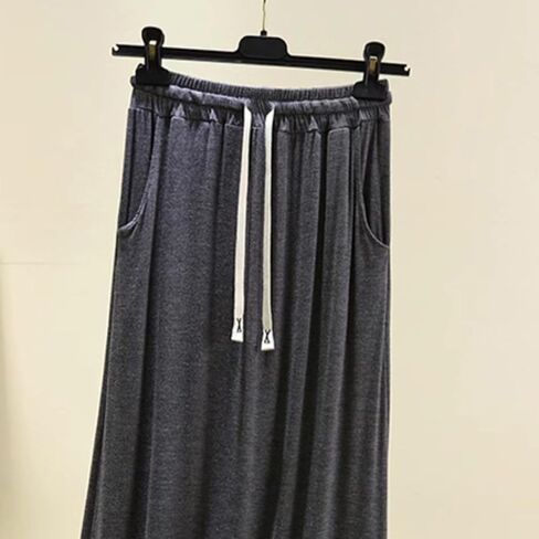 Women's Long Sleep Skirts Summer Modal Cotton Lightweight Lounge Skirts Casual Home Wear Pajama Pants with Pockets in Saudi Arabia