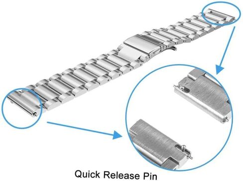 BESPORTBLE Wristband Watch Band Wrist Strap Wrist Band Wristbands Stainless Steel Watchband Bracelet Strap in Saudi Arabia