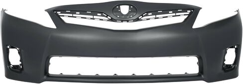 FitParts Compatible With Front Bumper Cover 2010-2011 Toyota Camry Base Hybrid LE XLE Sedan 10-11. New, Primed and Ready for Paint. With Fog Light Holes. TO1000356 5211906958 in Saudi Arabia