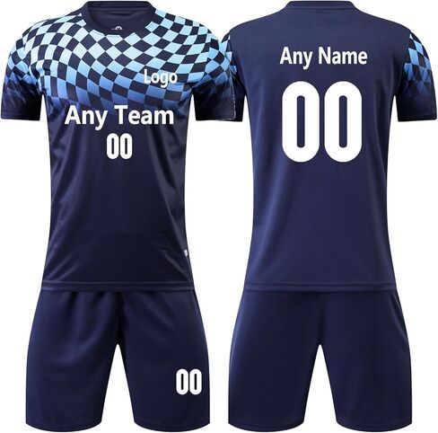 Customized soccer jerseys Training Jersey Pro Set Uniform - Men's Short Sleeve Jersey Shirt Adults Kids in Kuwait
