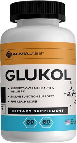 Glukol – Daily Herbal Wellness Formula with Gymnema, Cinnamon, Chromium, and Bitter Melon – Natural Nutritional Support – 60 Capsules in Saudi Arabia