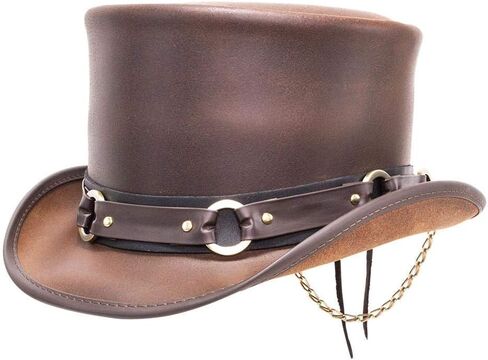 American Hat Makers El Dorado Top Hat – Leather Hat for Men & Women in Saudi Arabia
