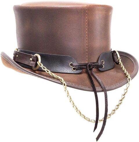 American Hat Makers El Dorado Top Hat – Leather Hat for Men & Women in Saudi Arabia