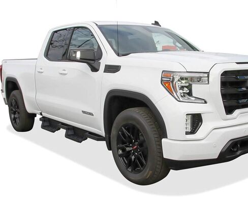 APS 304 الفولاذ المقاوم للصدأ 6.5in nerf أشرطة جيب خطوات مربع أنبوب أنبوب الحرس التوافق مع Silverado Sierra Double CAB 19-25 in Kuwait