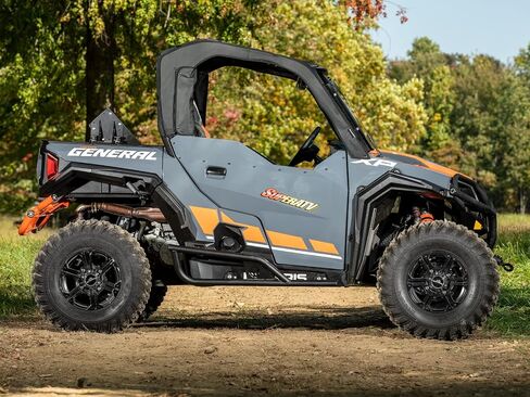 SuperAtv Bars-Duty Nerf Bars/Tree Kickers/Rock Sliders لـ 2020+ Polaris General XP 1000 | أسود | مصنوع من أنابيب شاقة بقطر 1.75 بوصة | معطف مسحوق مقاوم للأشعة فوق البنفسجية | تسهيل التثبيت in Kuwait