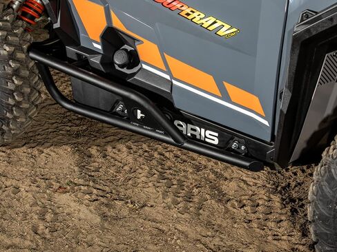 SuperAtv Bars-Duty Nerf Bars/Tree Kickers/Rock Sliders لـ 2020+ Polaris General XP 1000 | أسود | مصنوع من أنابيب شاقة بقطر 1.75 بوصة | معطف مسحوق مقاوم للأشعة فوق البنفسجية | تسهيل التثبيت in Kuwait