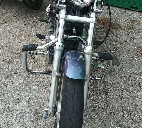 Kuafu 1 1/4 "واقي محرك الشارب متوافق مع 04-23 Harley Sportster Iron 883 883N XL1200 XL883 CRASH BAR in Saudi Arabia