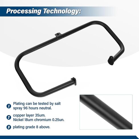 TCT-MT Engine Guard Highway Crash Bar Fit for Harley Road King FLHR Electra Glide Standard FLHT 1997-2008; FLHRC FLTR FLHTCU '07-08; EFI FLHRCI FLTRI '98-06; CVO Road King FLHRSE5 2013 in Saudi Arabia