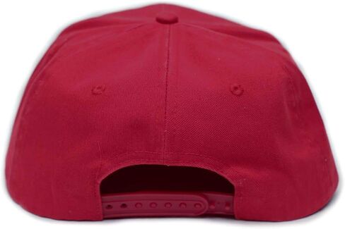 Unisex-Adult One Size Embroidered Distressed Cap Red in Saudi Arabia