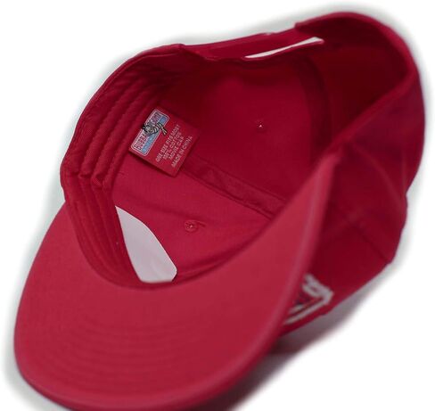 Unisex-Adult One Size Embroidered Distressed Cap Red in Saudi Arabia
