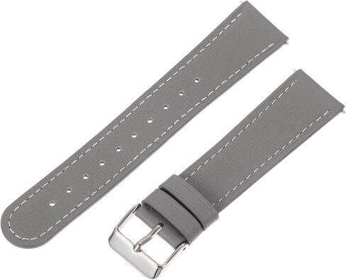 Leather Strap Band Replacement Part Replaceable Watch Grey Not Stainless Steel in Saudi Arabia