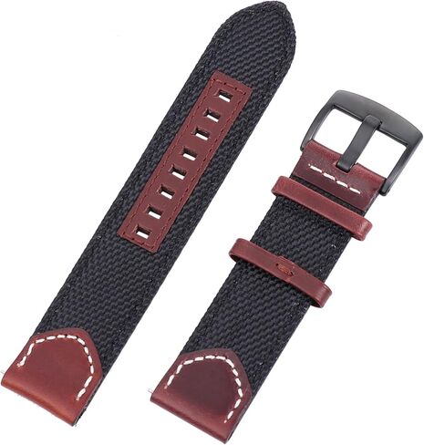 Vintage Nylon Watchband Strap Soft Replacement for Sports and Travel Compatible Watches Fit in Saudi Arabia