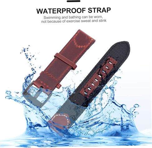 Vintage Nylon Watchband Strap Soft Replacement for Sports and Travel Compatible Watches Fit in Saudi Arabia