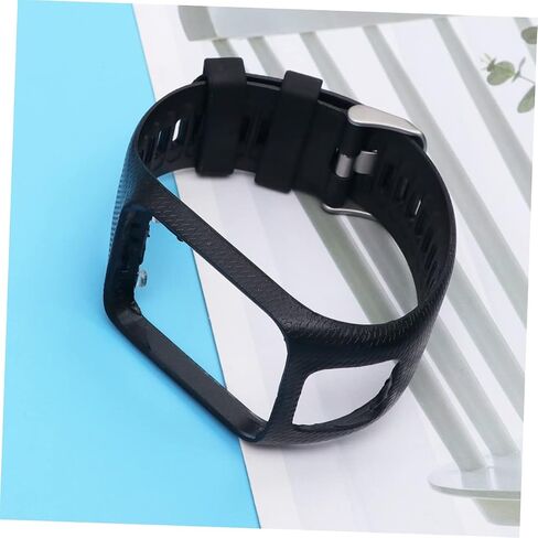Replacement Silicone Watch Band 2/3 3 2 Black Comfortable and Easy to Change in Saudi Arabia