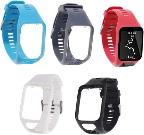 Replacement Silicone Watch Band 2/3 3 2 Black Comfortable and Easy to Change in Saudi Arabia