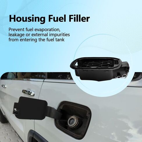 68148794AH FUEL DOOR Filler Housing متوافق مع Grand Cherokee 2014-2021 ، Grand Cherokee WK 2022 يحل محل 68148794 صباحًا 68148794AC ، غطاء خزان الوقود الداخلي مقعد داخلي in Kuwait