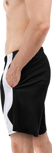 NY Threads Men's Athletic Shorts Quick Dry Loose-Fit Lightweight Running Workout Gym Shorts with Pockets in Kuwait