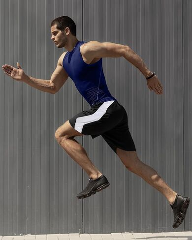 NY Threads Men's Athletic Shorts Quick Dry Loose-Fit Lightweight Running Workout Gym Shorts with Pockets in Kuwait