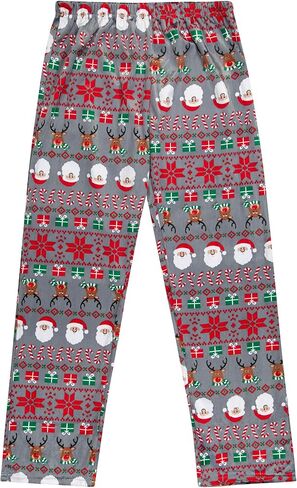 North 15 Girls Super Cozy Mink Fleece Holiday Print Lounge Pants (7-14) in Kuwait