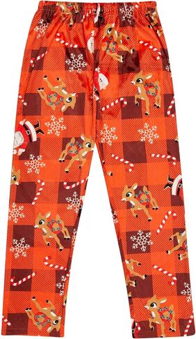 North 15 Girls Super Cozy Mink Fleece Holiday Print Lounge Pants (7-14) in Kuwait