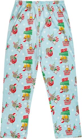 North 15 Girls Super Cozy Mink Fleece Holiday Print Lounge Pants (7-14) in Kuwait
