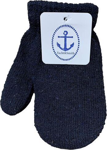 24 Piece Kids Winter Set: 12 Pack Beanie Hats + 12 Pairs Winter Gloves/Mittens, For Children, Bulk Boys Girls Cold Weather in Saudi Arabia